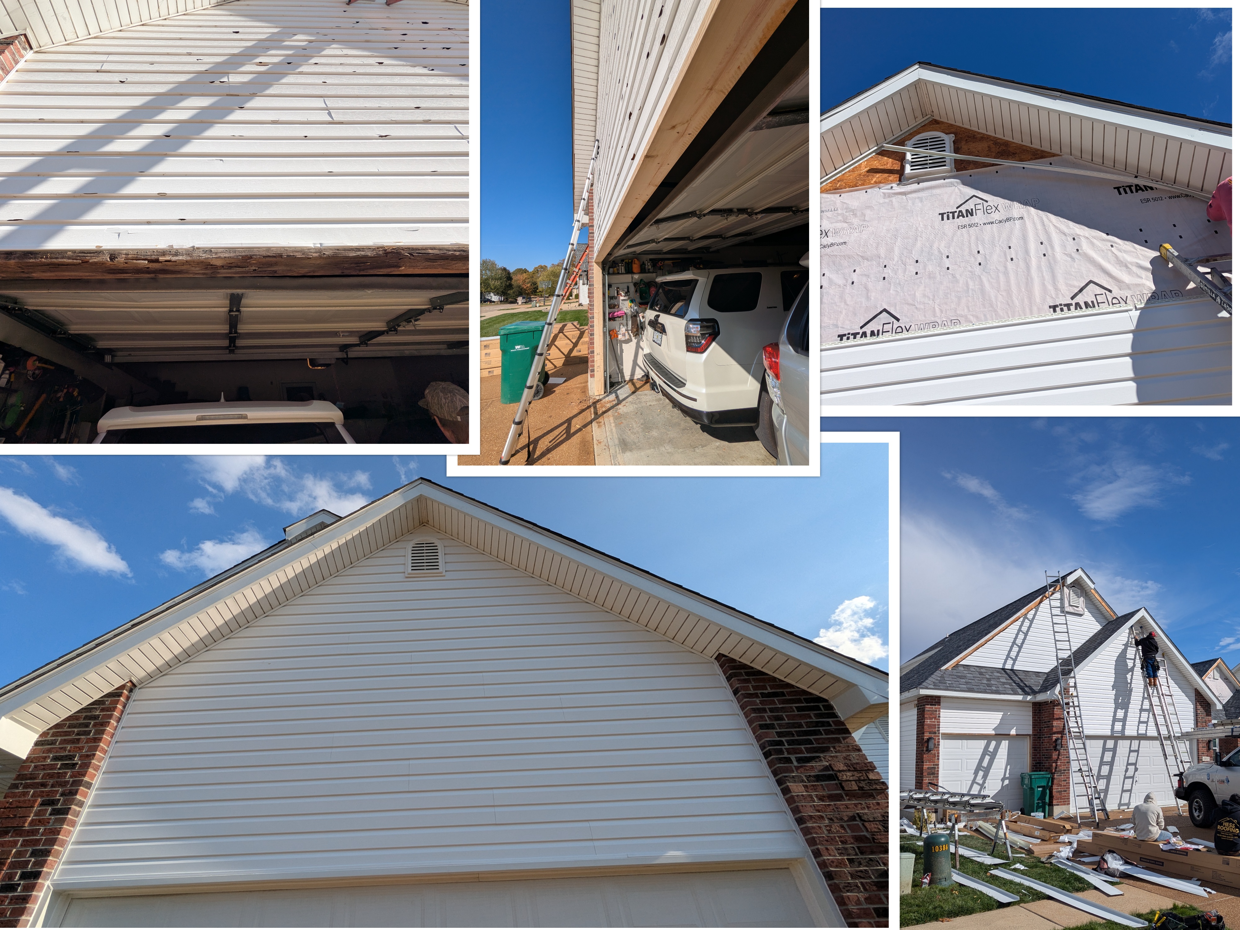 Siding and fascia
